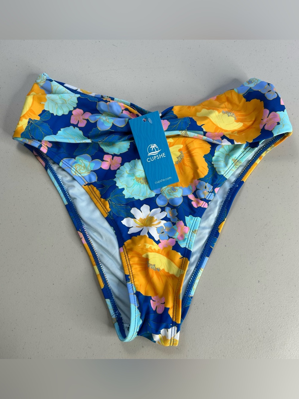 Cupshe Bikini Bottom Multicolor Floral Small New